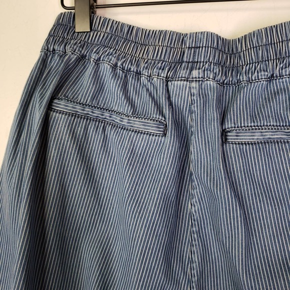 Sweaty Betty Twilight‎ 7/8 Trouser S Blue Chambray Stripe Jogger - Picture 10 of 12